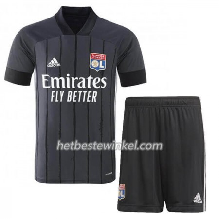 Olympique Lyonnais Kind Voetbaltenues Uit 2020/21 - SS (+ Korte broeken)